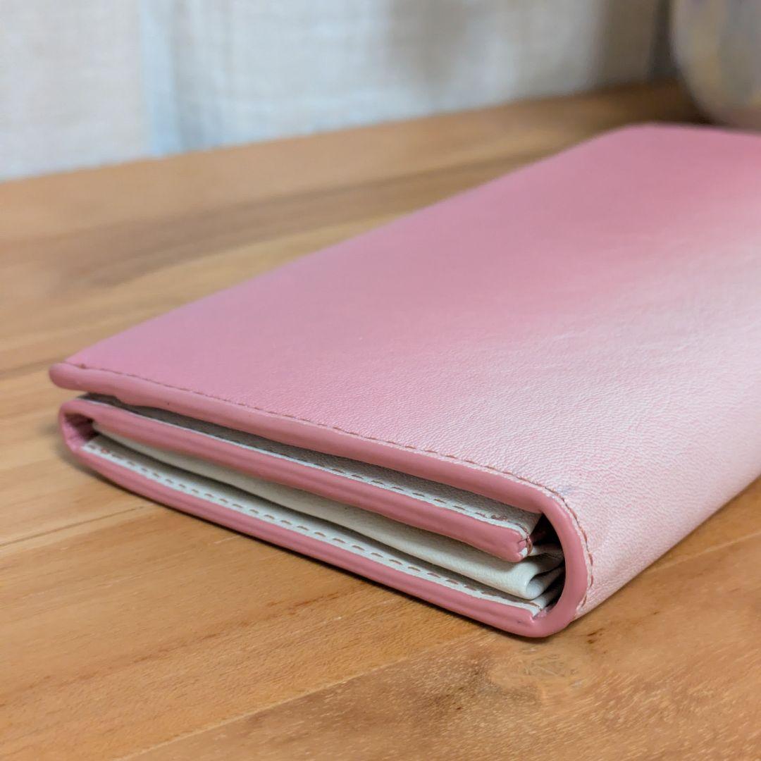 【MOTHERHOUSE】ソフト エッジ ロング ウォレット サクラ
