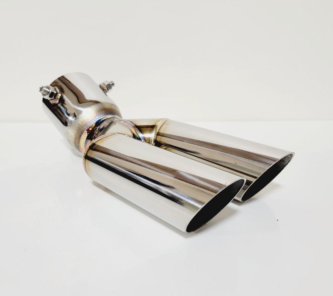 bオールステンレス　ネオクラシックデュアルマフラーカッター２本出し