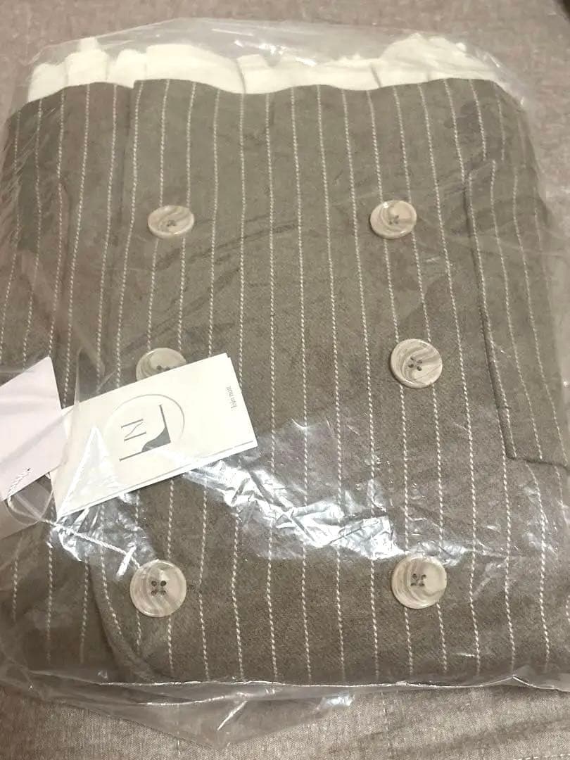 【タグ付き未着用】 loin nuit フリルレイヤードデザインジャケット