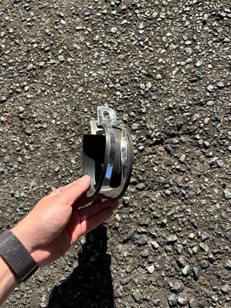 ホーネット250 lci ショート チタン スリップオンマフラー