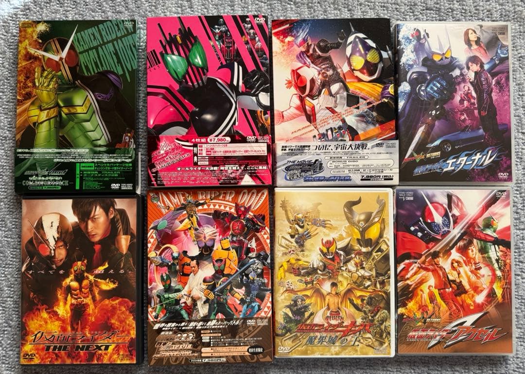 仮面ライダー映画・その他DVDセット