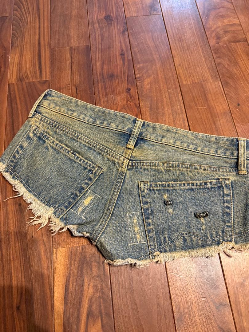 パンツ 00s ifsixwasnine mudmax denim shorts y2k