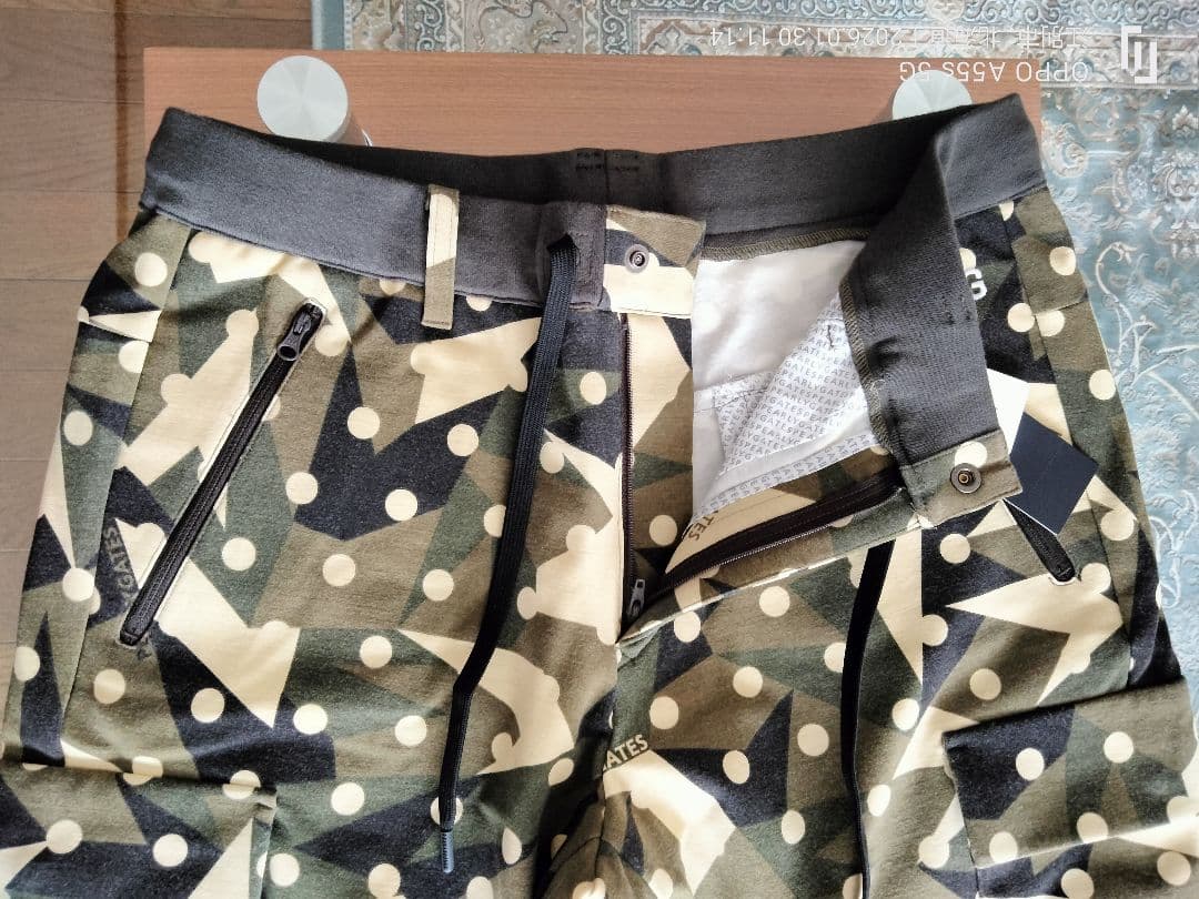 【新品・未使用タグ付き】PEARLY GATESラグウォーム カモドット柄パンツ