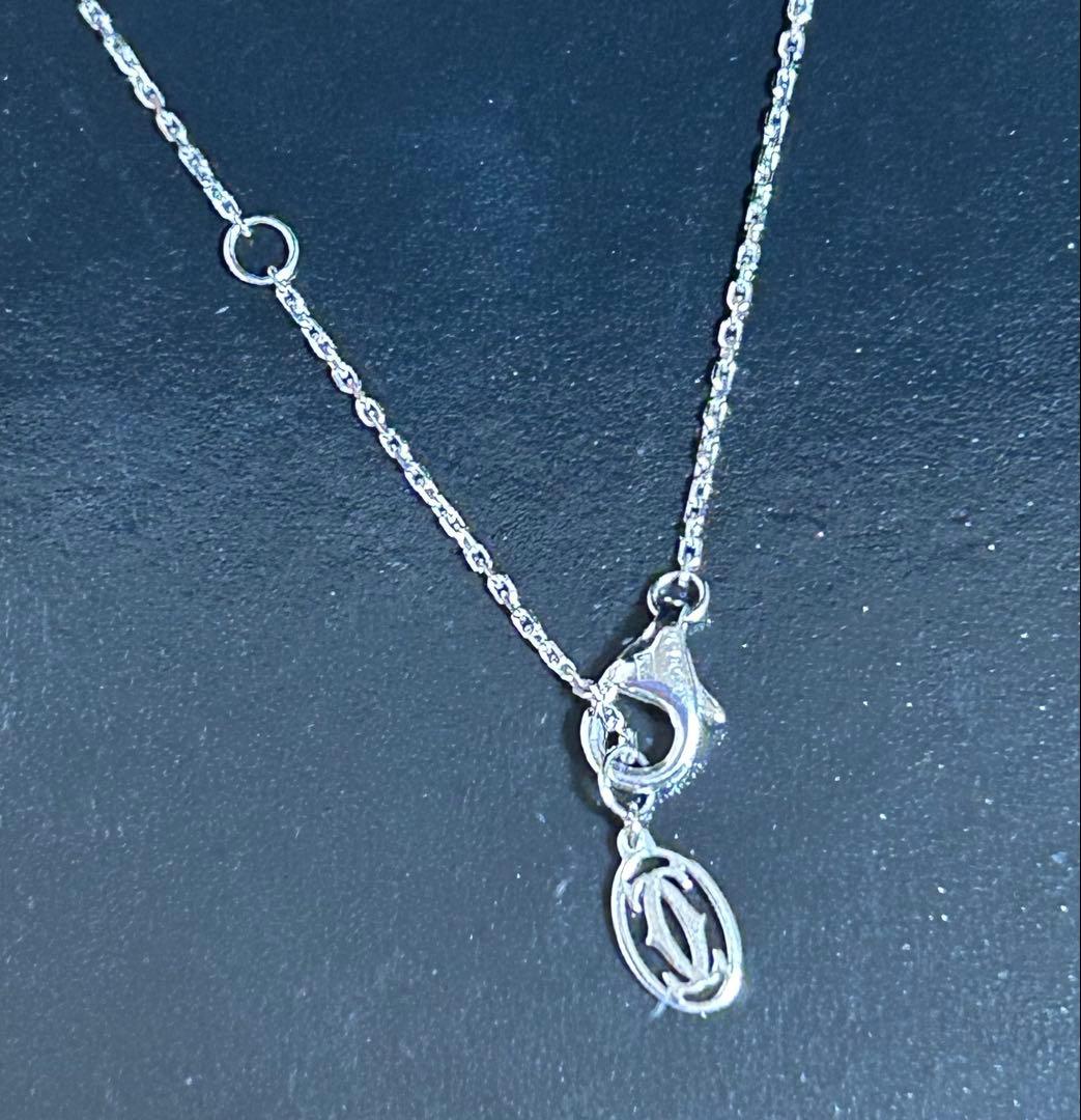 カルティエ ダムールネックレスホワイトゴールド保証書付