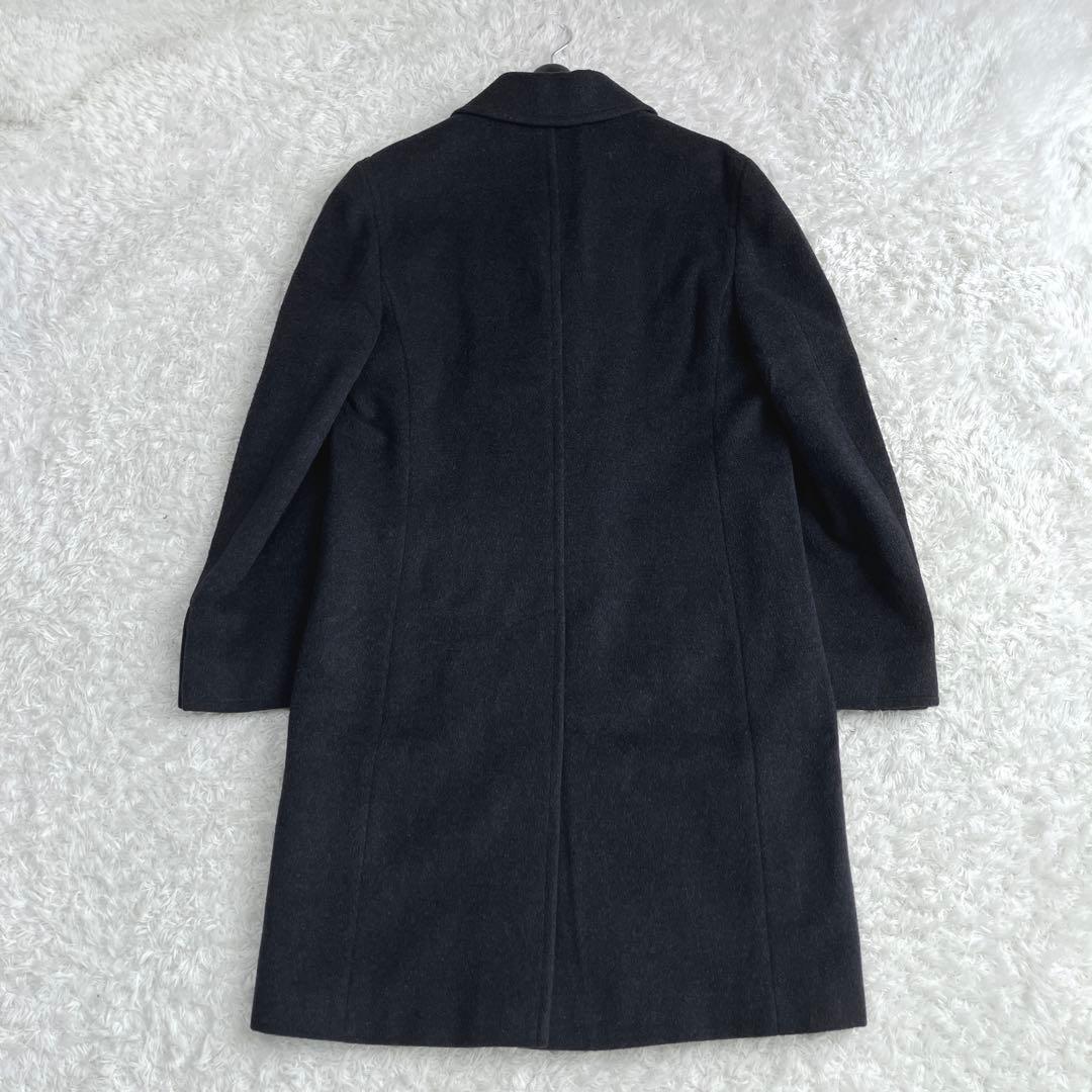 美品✨銀タグ マックスマーラ チェスターコート ロングコート ウール グレー M