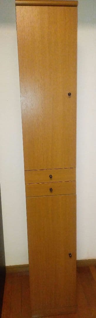 木目調収納キャビネット