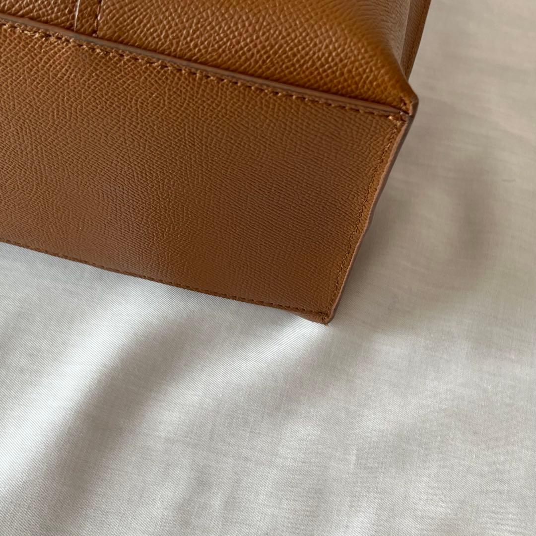 FURLA ブラウン レザートートバッグ