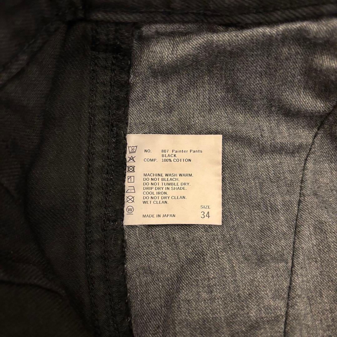 SHISHIKUI シシクイ　Painter pants BLACK