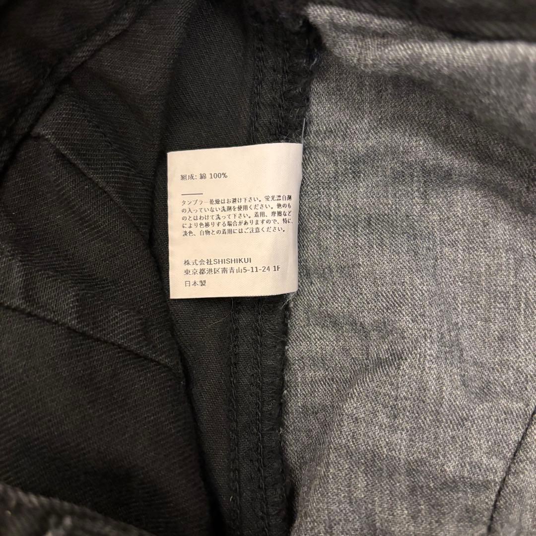 SHISHIKUI シシクイ　Painter pants BLACK