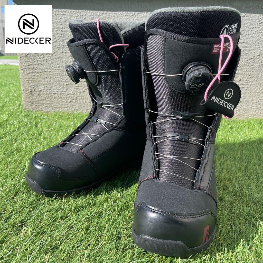 希少美品　ナイデッカー　レディース　スノボブーツ　オニキス　24.0cm
