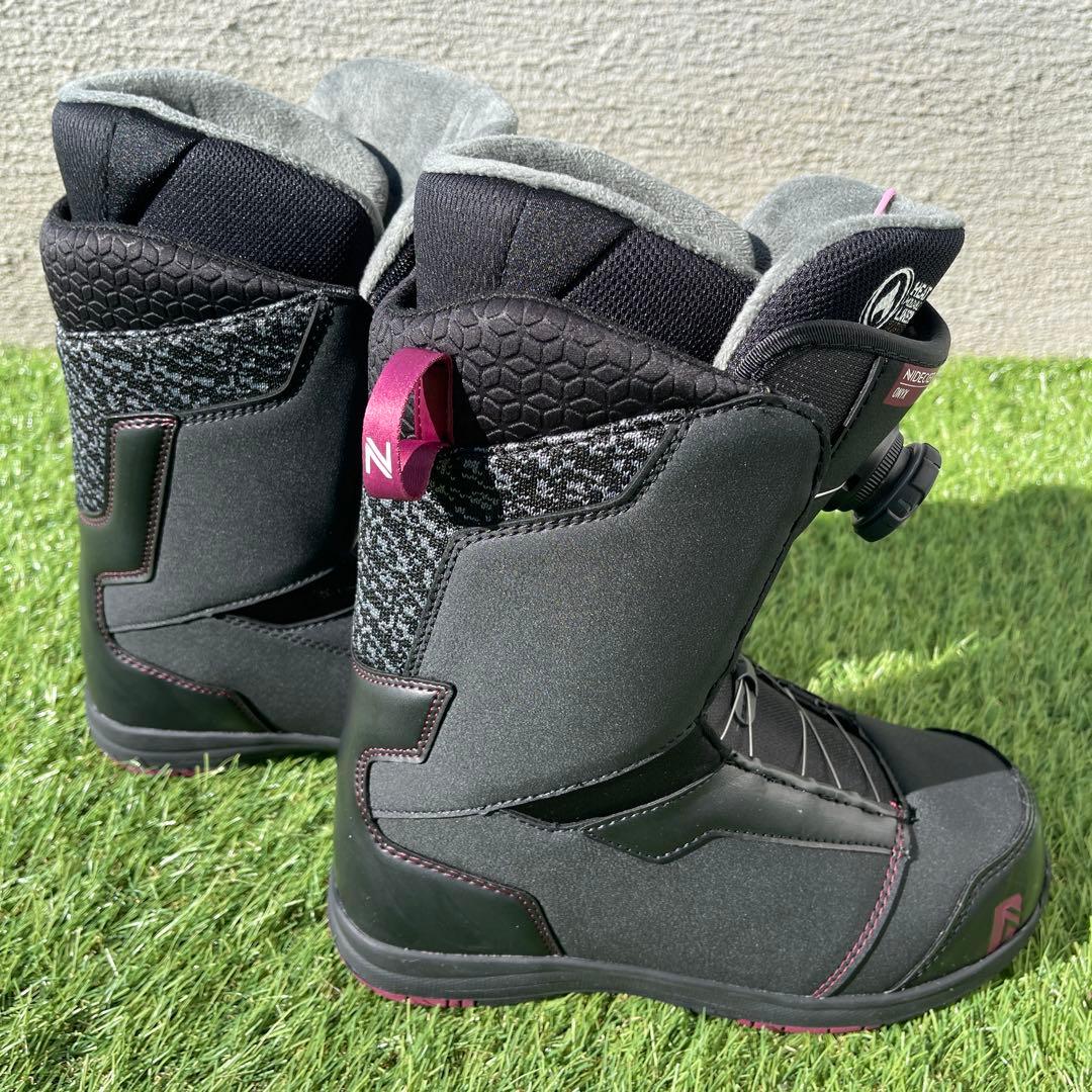 希少美品　ナイデッカー　レディース　スノボブーツ　オニキス　24.0cm