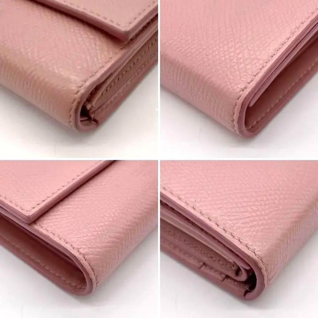 【大特価‼︎】セリーヌ スモールトリフォールド 折り財布 ピンク 鑑定済み■