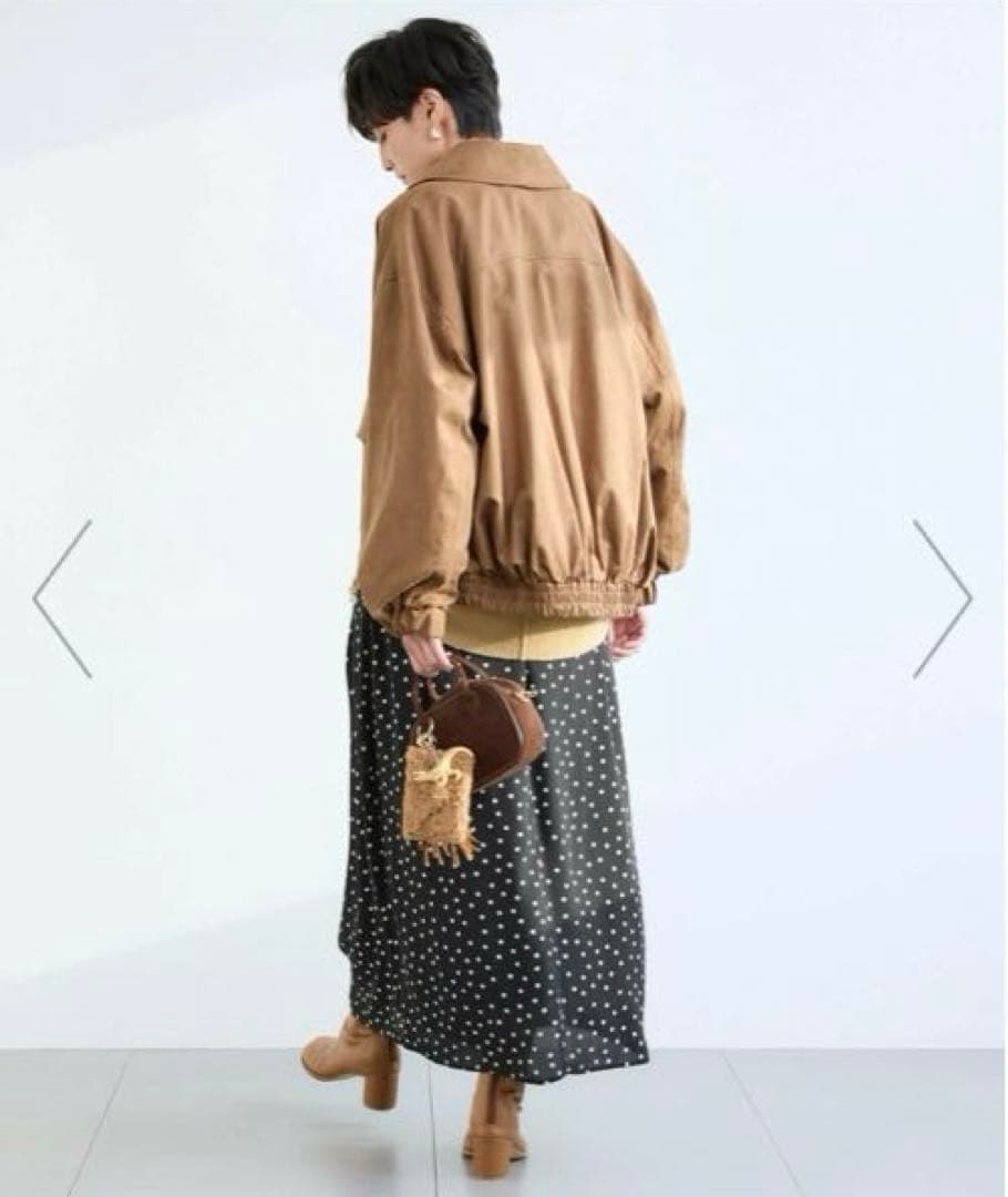 BARNYARDSTORMフェイクスエードブルゾン