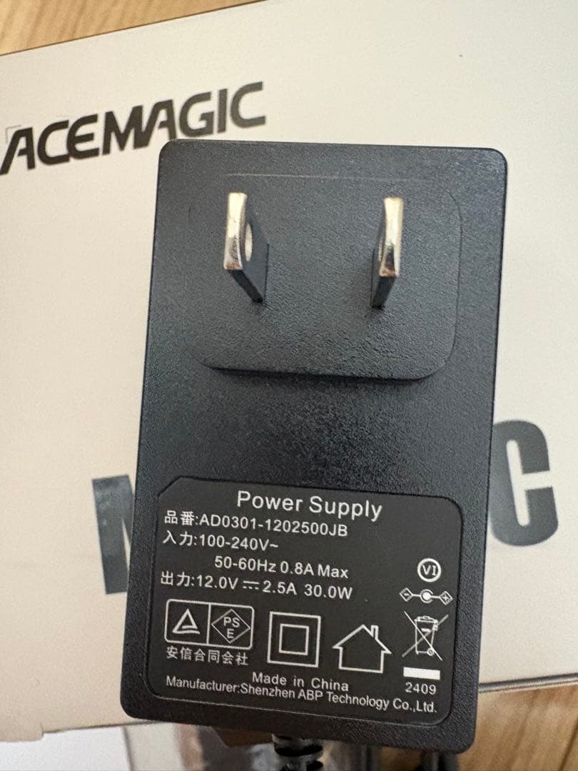 Acemagicミニpc n100 12GB＋256GB SSD