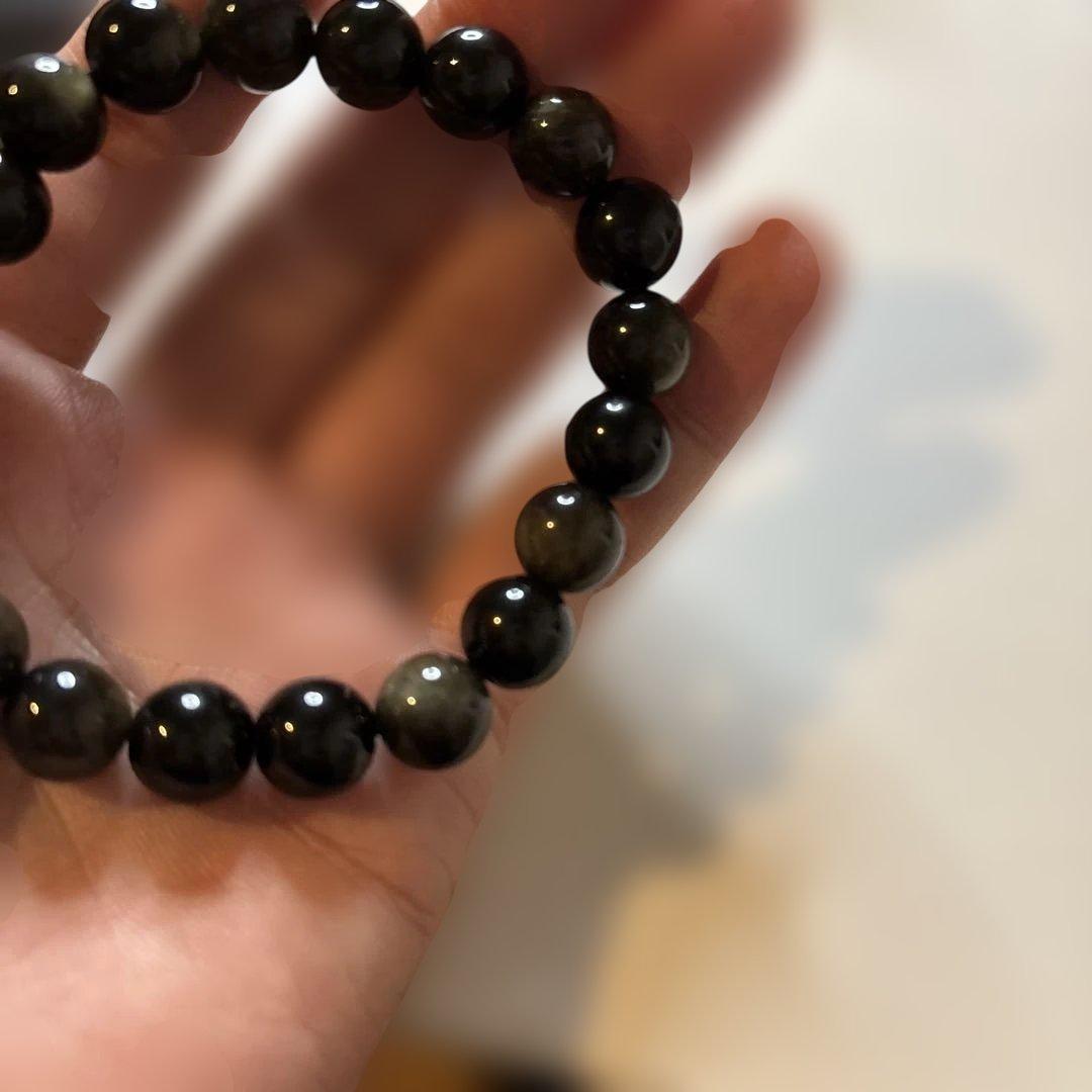 これは！黒曜石！綺麗！守ってくれそう！目標達成！