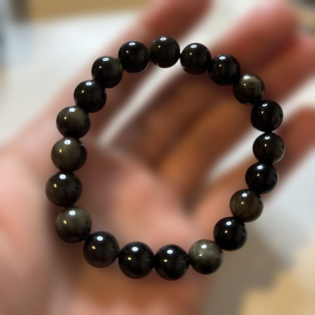 これは！黒曜石！綺麗！守ってくれそう！目標達成！