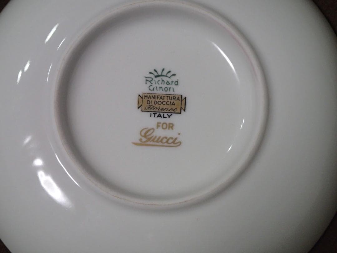 グッチ リチャードジノリ コラボ　アッシュトレイ 灰皿