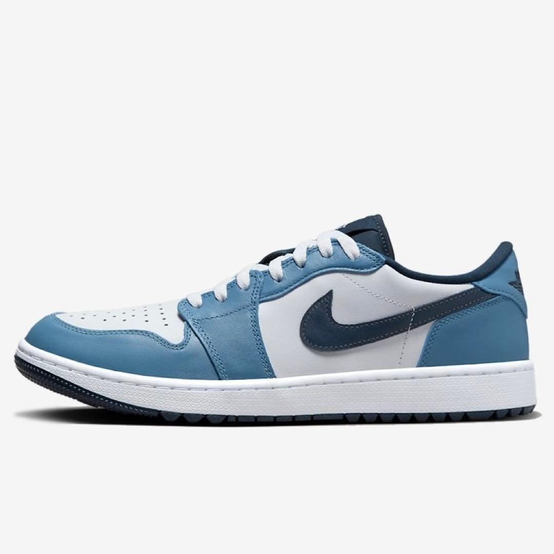 ナイキ ゴルフ ジョーダン 28 スニーカー シューズ 靴 青 天然皮革