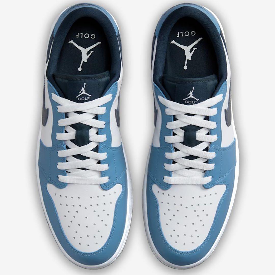 ナイキ ゴルフ ジョーダン 28 スニーカー シューズ 靴 青 天然皮革