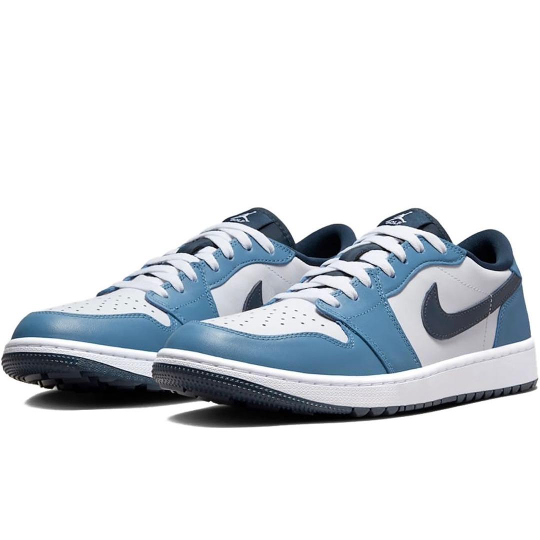 ナイキ ゴルフ ジョーダン 28 スニーカー シューズ 靴 青 天然皮革