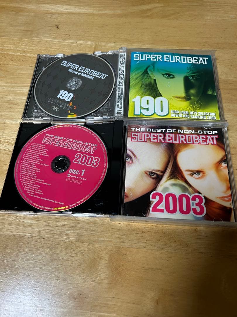 SUPER EUROBEAT スーパーユーロビート ８本