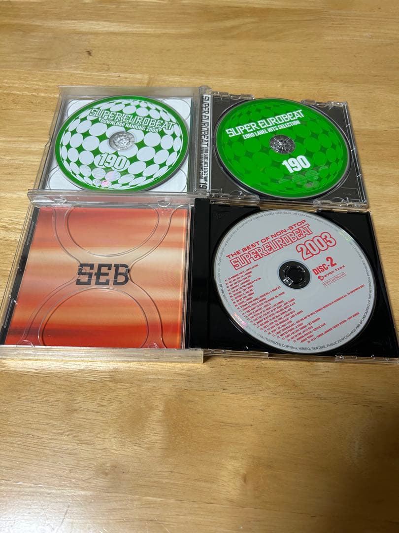 SUPER EUROBEAT スーパーユーロビート ８本