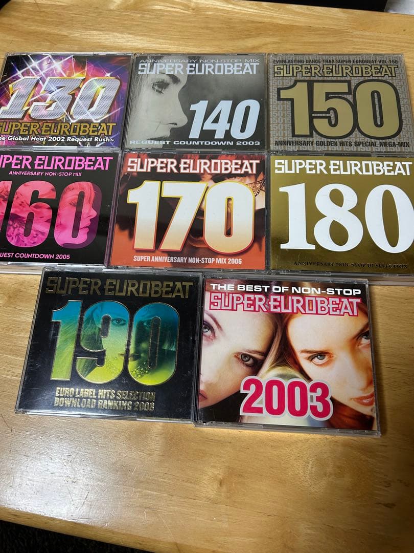 SUPER EUROBEAT スーパーユーロビート ８本
