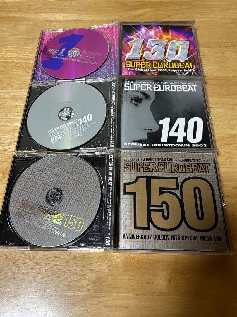 SUPER EUROBEAT スーパーユーロビート ８本