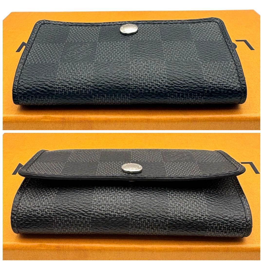 ルイヴィトン ダミエグラフィット ミュルティクレ6 キーケース 6連 黒