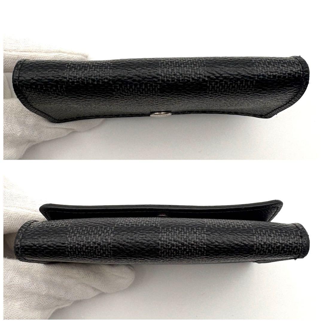 ルイヴィトン ダミエグラフィット ミュルティクレ6 キーケース 6連 黒