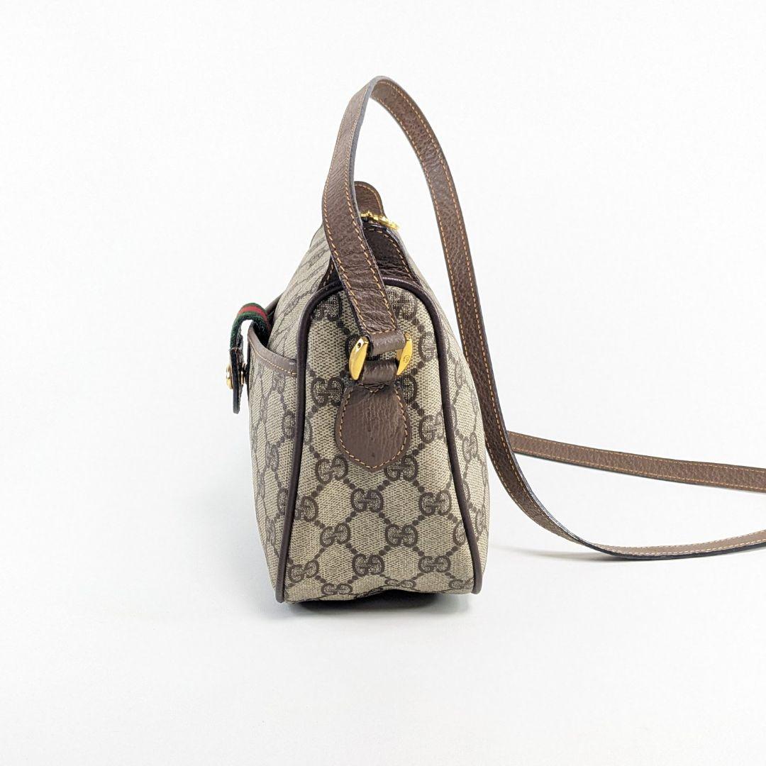 グッチ　ショルダーバッグ　GGスプリーム　シェリーライン　インターロッキング