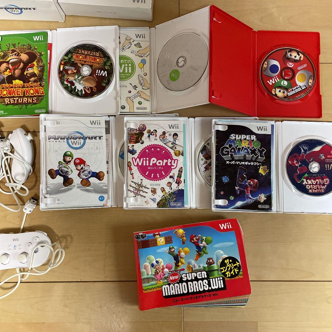 大乱闘スマッシュブラザーズなど、カセット含む　Wiiセット