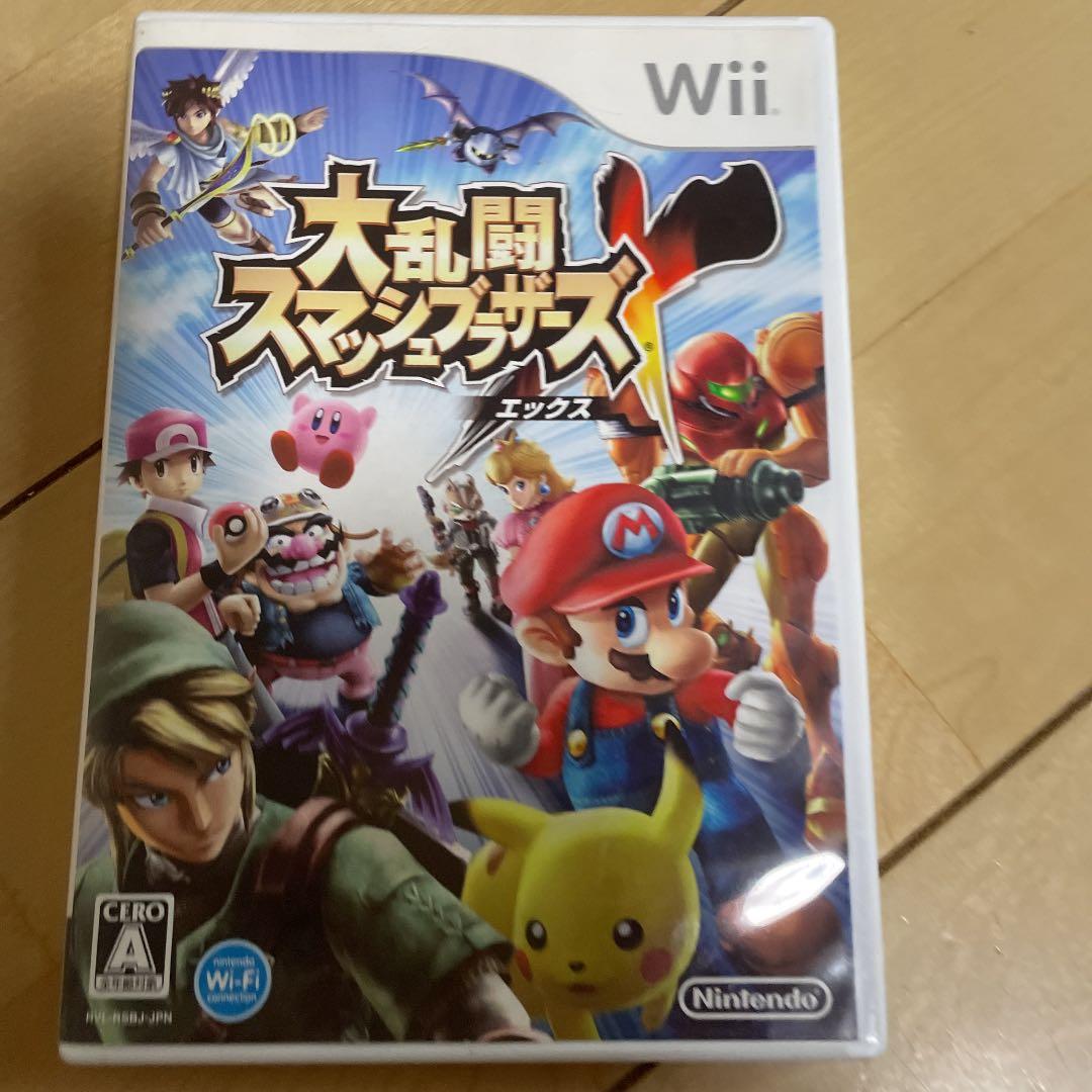 大乱闘スマッシュブラザーズなど、カセット含む　Wiiセット
