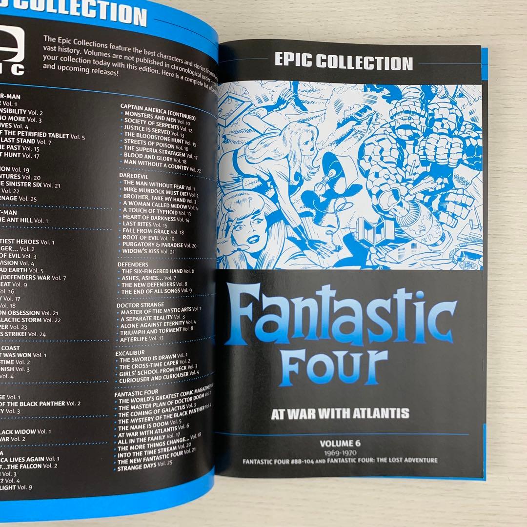 洋書 FANTSTIC FOUR AT WAR WITH ATLANTIS