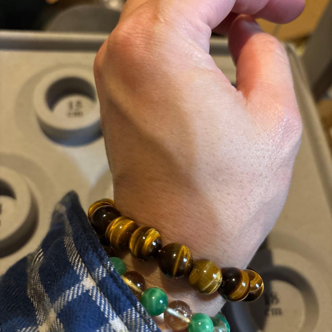 なんじゃこりゃー！最高品質のタイガーアイ！南アフリカ産！すんごい綺麗！