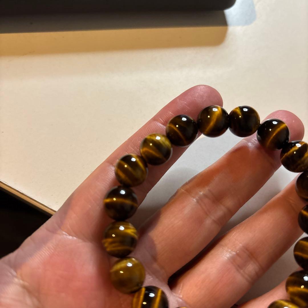 なんじゃこりゃー！最高品質のタイガーアイ！南アフリカ産！すんごい綺麗！