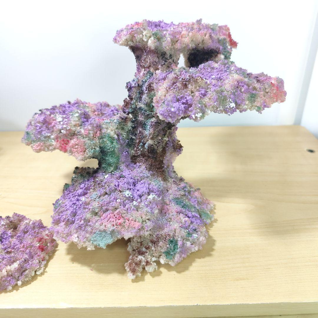 新品アク抜き不要 分離型人工ライブロック 60cm海水水槽用 レプリカ 多孔質3