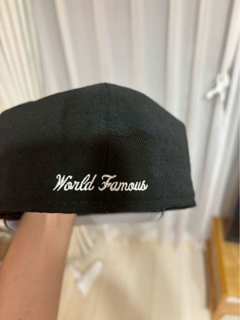 レア【シュプリーム】ニューエラ ボックスロゴ キャップ ブラック サイズ 8