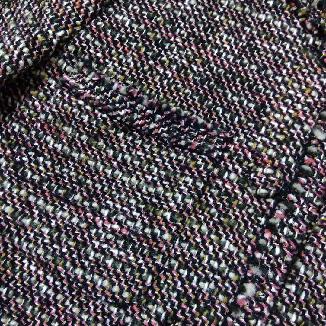 セオリーツイードジャケット　マルチカラー　ショートジャケット　２