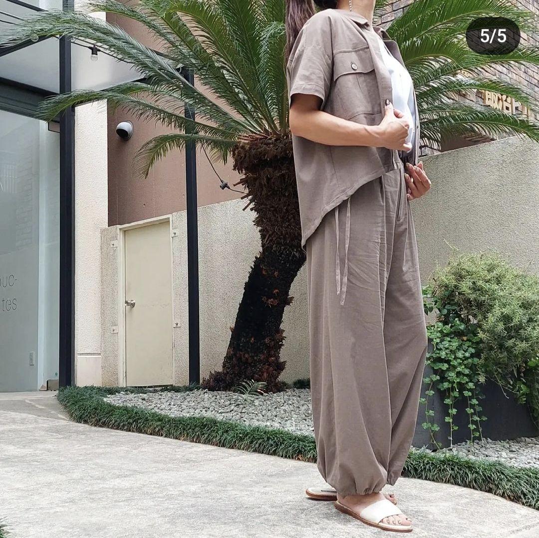 なが様 RISLEY セットアップ グリーン シャツ パンツ リズレイ リズレー