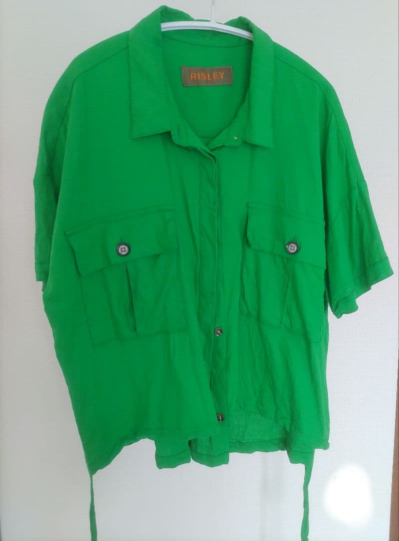 なが様 RISLEY セットアップ グリーン シャツ パンツ リズレイ リズレー