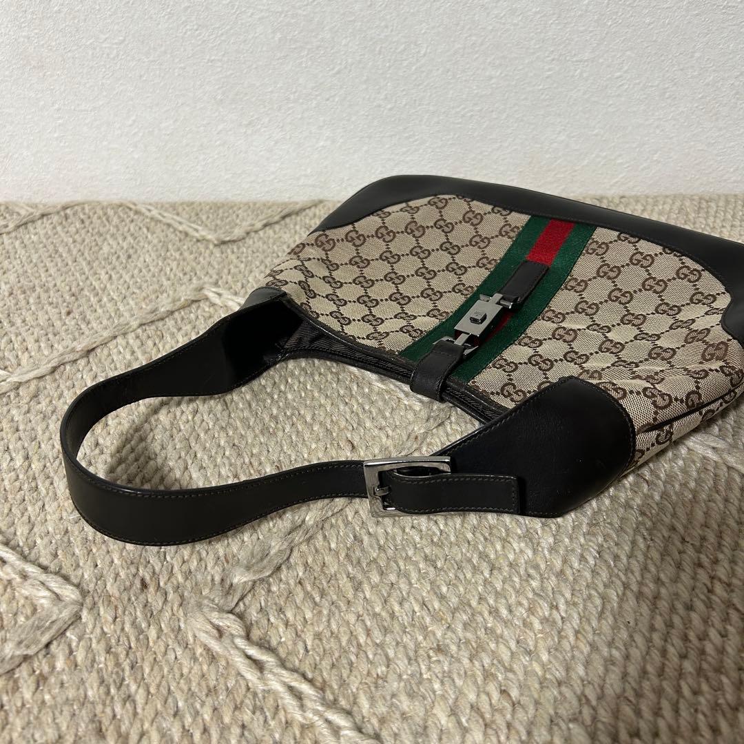 GUCCI グッチ ジャッキー GGキャンバス ワンショルダーバッグ