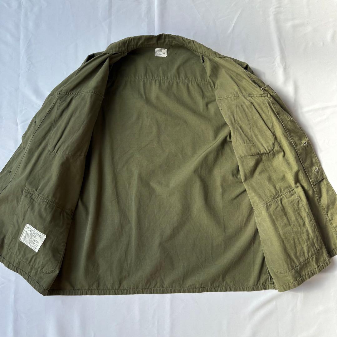 US ARMY FATIGUE JACKET リップストップ L-SHORT