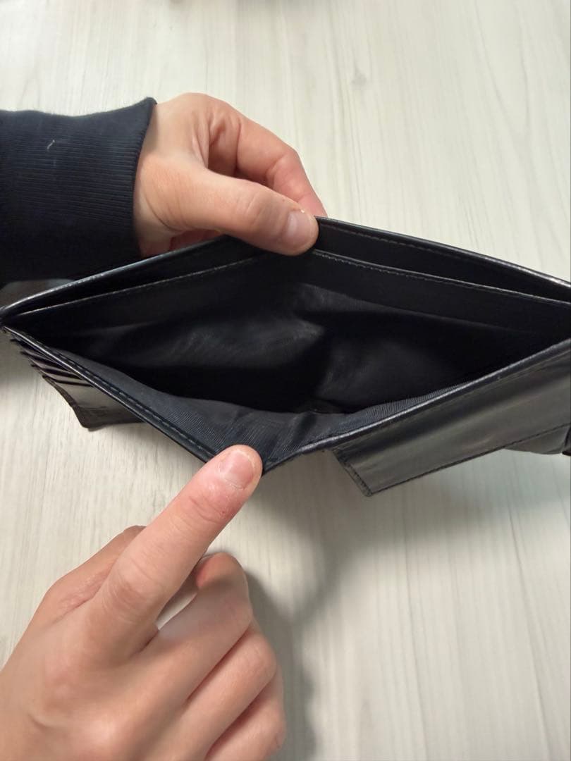 GUCCI　GGパターン 蛇デザイン 二つ折り財布