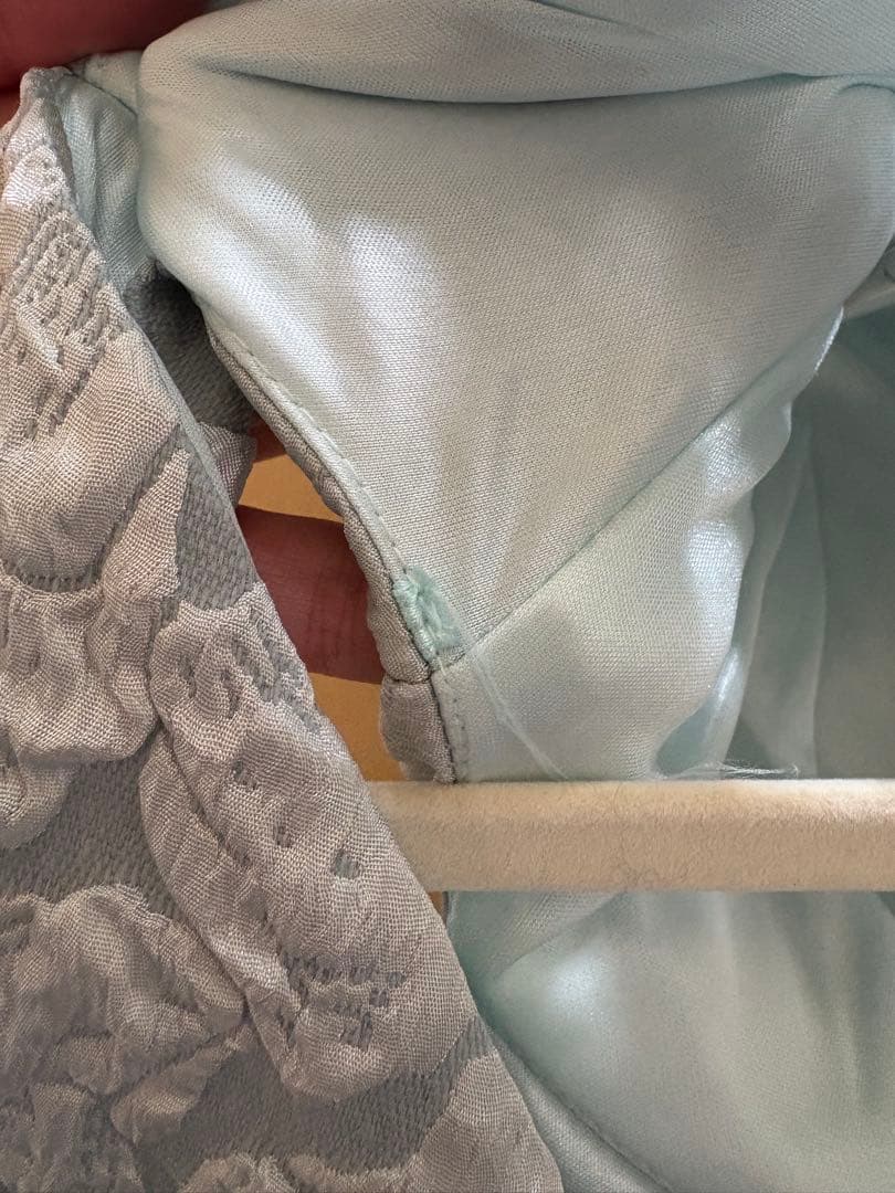 sugarロングドレスオフショルダー ミントグリーン マーメイドドレス Mサイズ