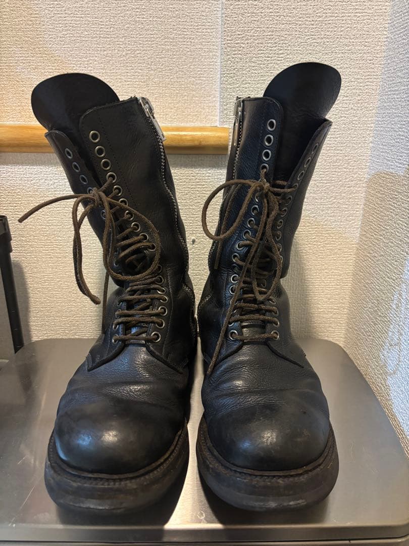 靴 Rick Owens army boots / combat boots