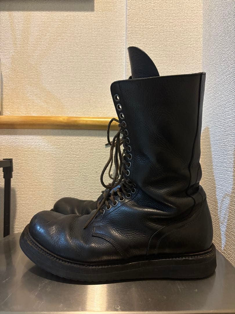 靴 Rick Owens army boots / combat boots
