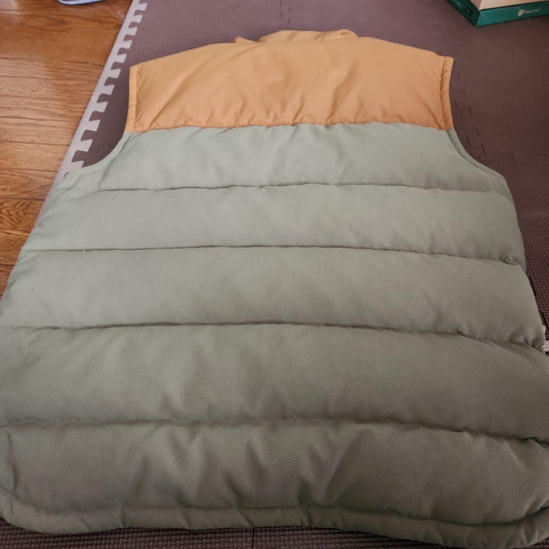 パタゴニア、ダウンベスト、L 、モスグリーンとカーキー