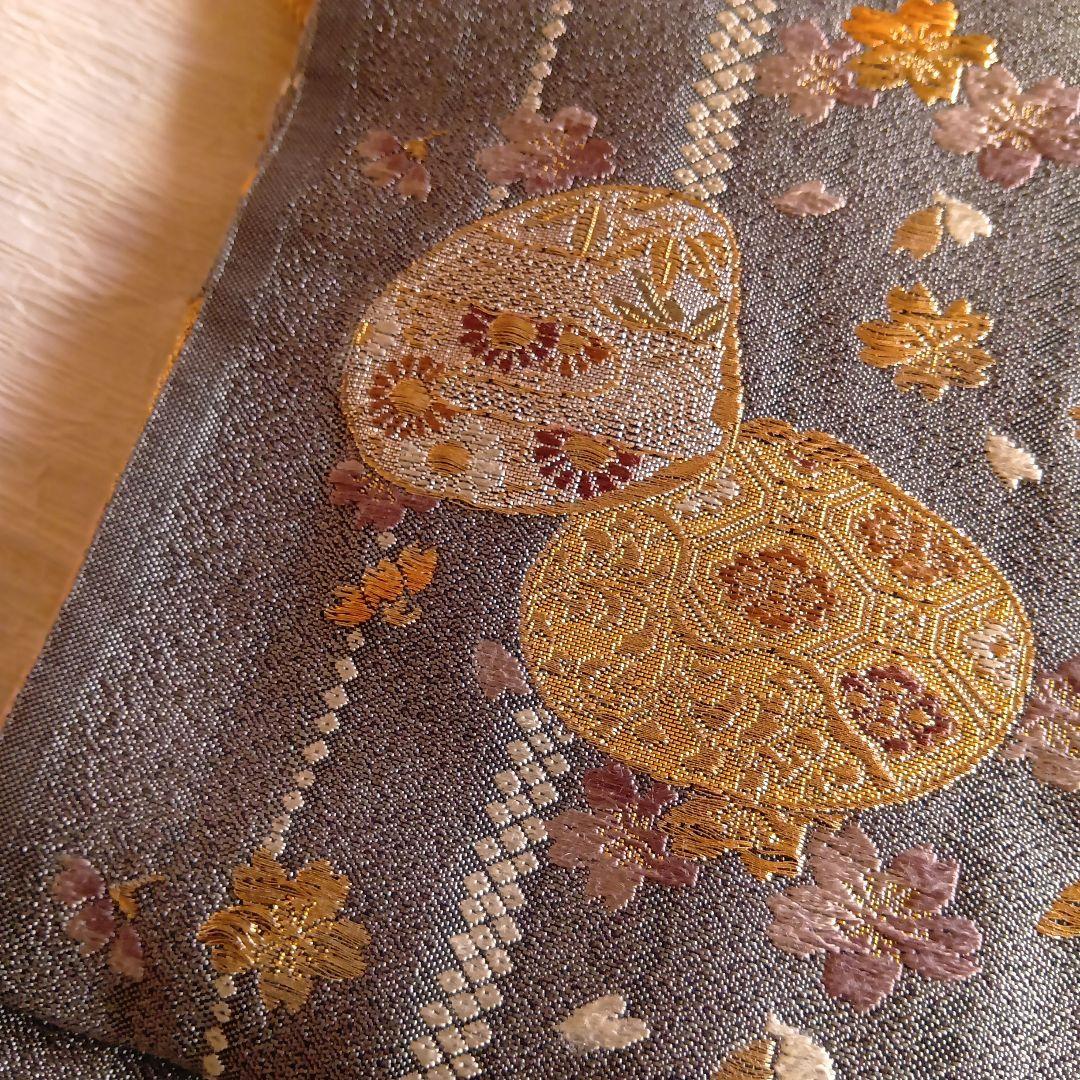 未使用小紋・新品二部式帯