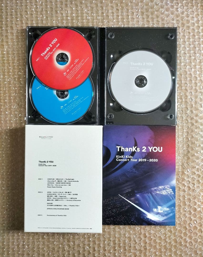 KinKi Kids Bluray 初回 2019 Thanks 2 YOU
